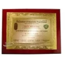 Wooden Certificates