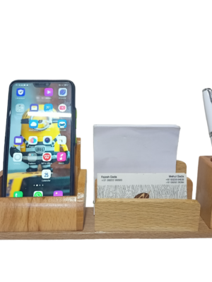 DW-1069 Wooden Desktop Pen Stand