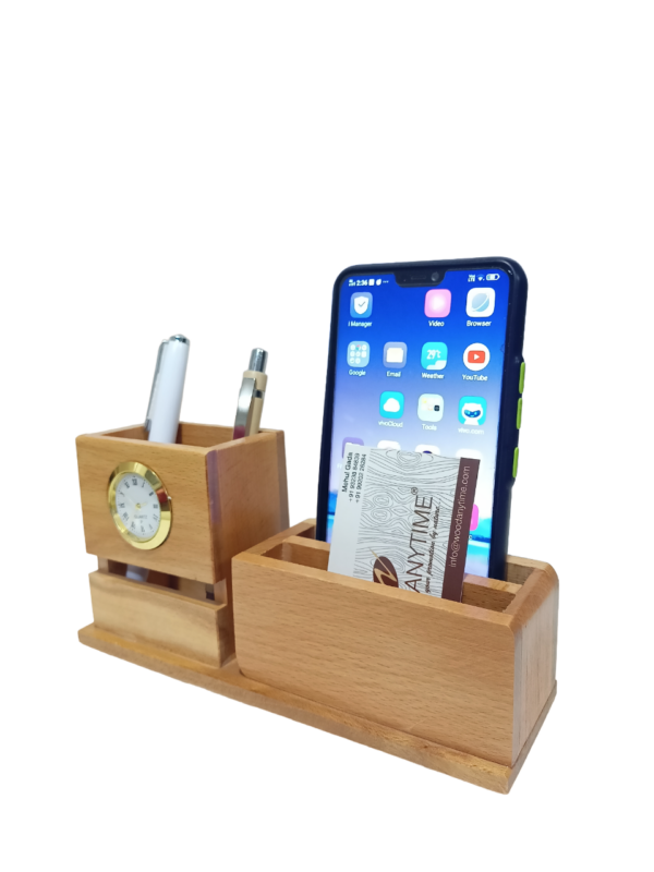 DW-2022 Unique Wooden Pen Stand