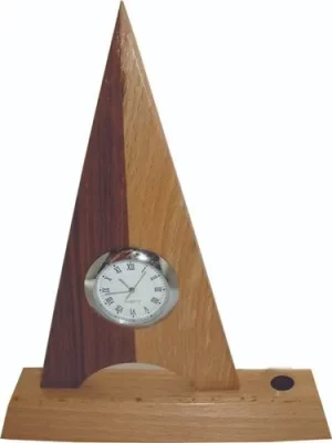 DW-1005 Wooden Clock With Pen Stand