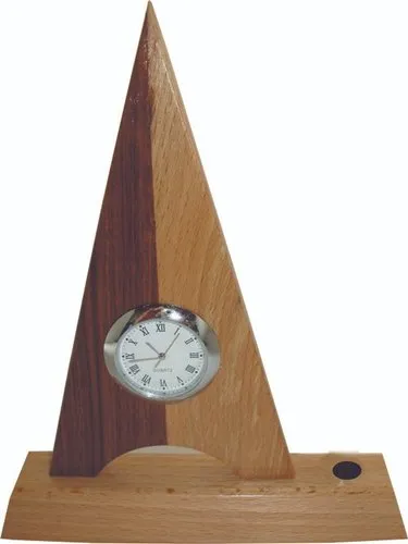 DW-1005 Wooden Clock With Pen Stand