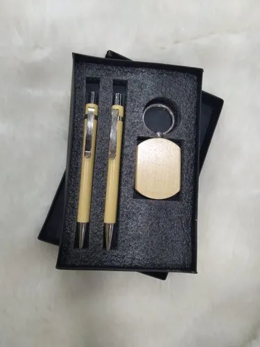 DW-1026P Wooden Pen And Keychain Set