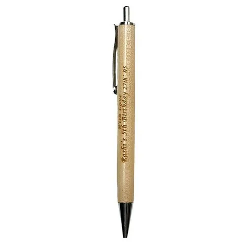 DW-151 Wooden Click Ball Pen