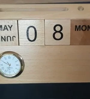 DW-5201-W Perpetual Wooden Calendar