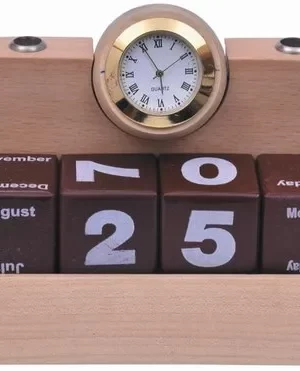 DW-5203 Wooden Table Top Calendar