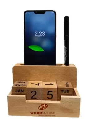 DW5202 Pen Holder With Calendar & Card Holder