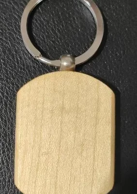 Key-1 Promotional Wooden Keychain