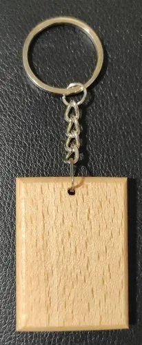 Key-18 Wooden Engraved Keyring