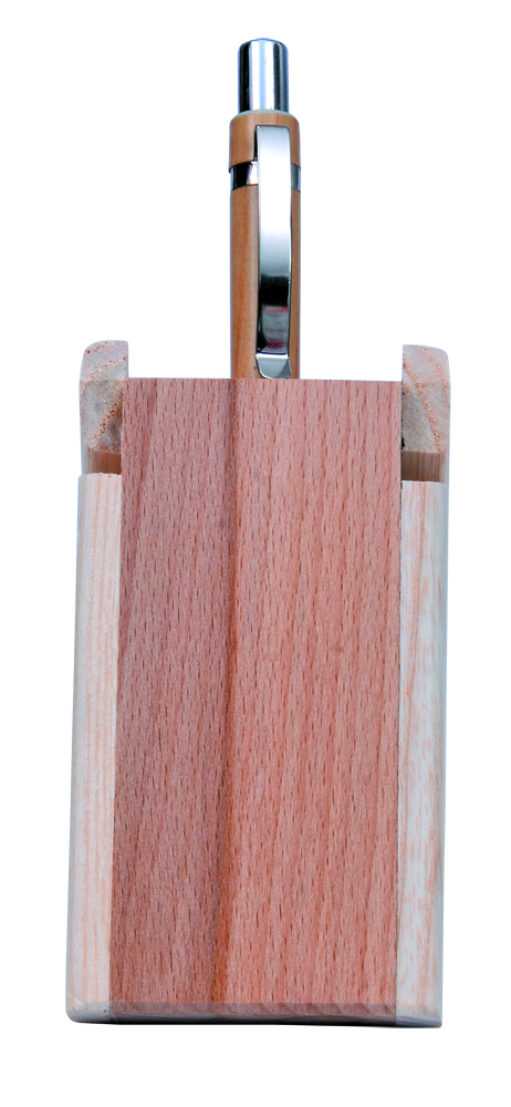 DW-356P Wooden Ghodi Pen Stand Without Clock - Woodanytime