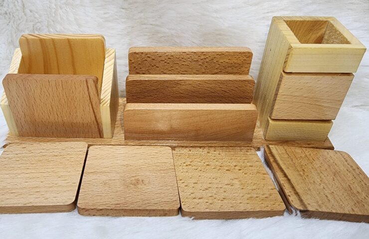 wooden pen stand, wooden pencil holder, wooden pen stand for office,