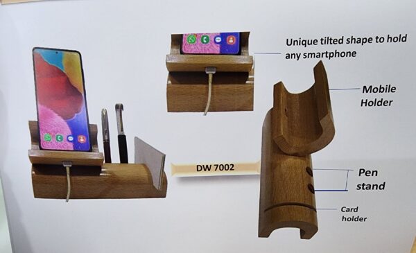 Simple Wooden Pen Stand: DW 7002