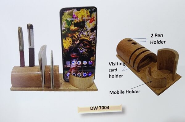 Wooden Multi Purpose Desk Stand: DW 7003