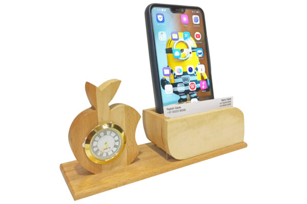 DW 2037 Apple Cut Wooden Pen Stand