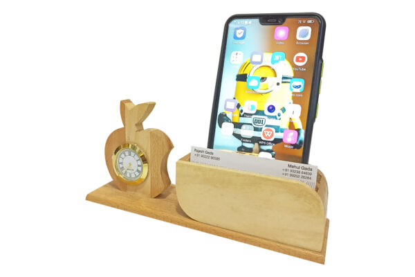 DW 2037 Apple Cut Wooden Pen Stand