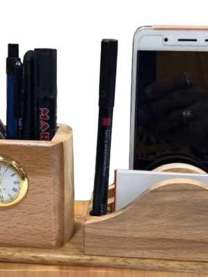 Handmade Wooden Pen Stand, DW 2054