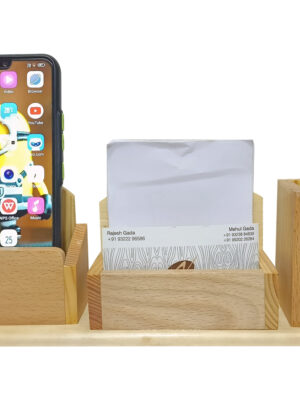 DW 5608 Wooden Engrave Pen Stand