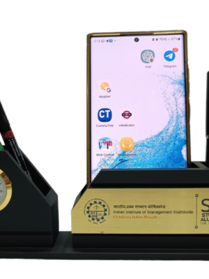 DW 6011 Wooden Black Color Pen Stand