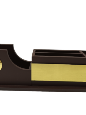 DW-6031 Brown Wooden Multiutility Desktop