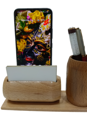 Bamboo Wooden Pen Stand: DW 7004