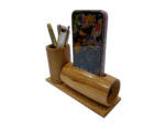 Wooden Pen Stand With Mobile Sound Amplifier: DW 7005