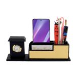 Black Wooden Pen Stand: DW 5020