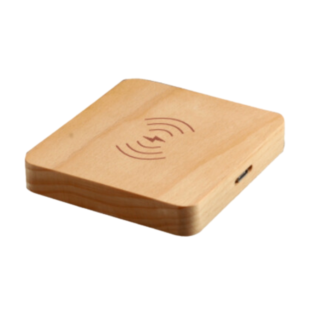 Natural Wooden Wireless Charger: DW 925