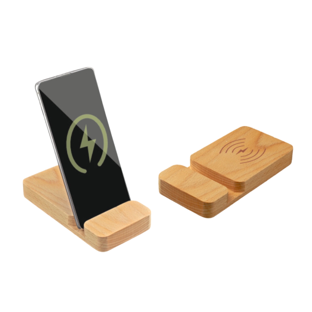 Natural Wooden Wireless Charger: DW 928