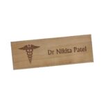 10" x 3" Wooden Name Plate
