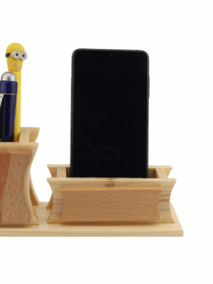 Natural Wooden Pen Stand: DW 5155