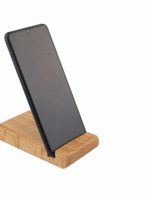 Natural Wooden Mobile Stand