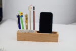 Natural Wooden Pen Stand: DW 5157