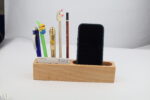 Natural Wooden Pen Stand: DW 5157