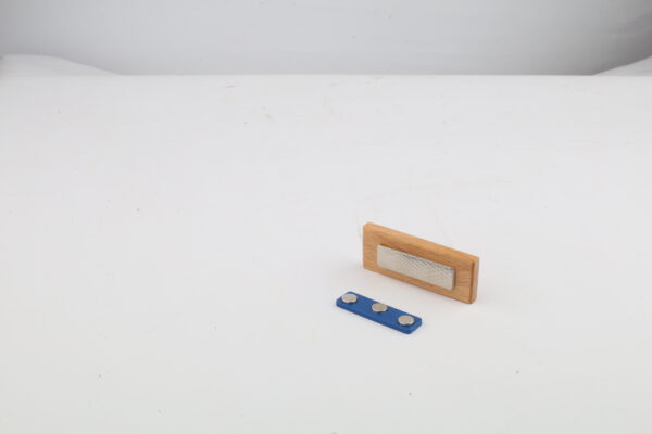 Rectangle Wooden Badge