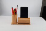 Natural Wooden Bamboo Pen Stand: DW 7004