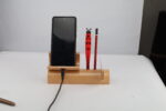Natural Wooden Bamboo Pen Stand: DW 7002