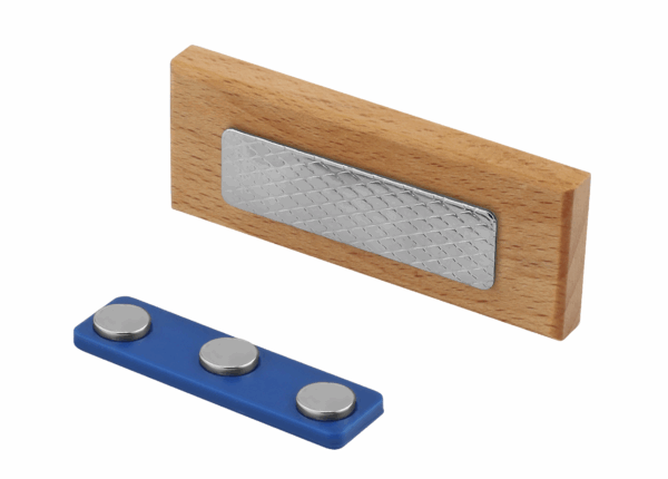 Rectangle Wooden Badge