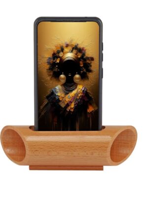 Natural Wooden Bamboo Pen Stand: DW 7008